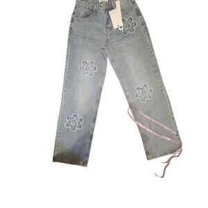 Sweethearts Los Angeles embellished denim jeans